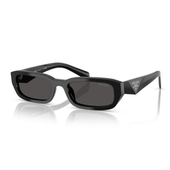 NEW PRADA PRB06SF 16K08Z UNISEX PRADA BLACK SUNGLASSES PRB06S 16K08Z - Picture 1 of 4